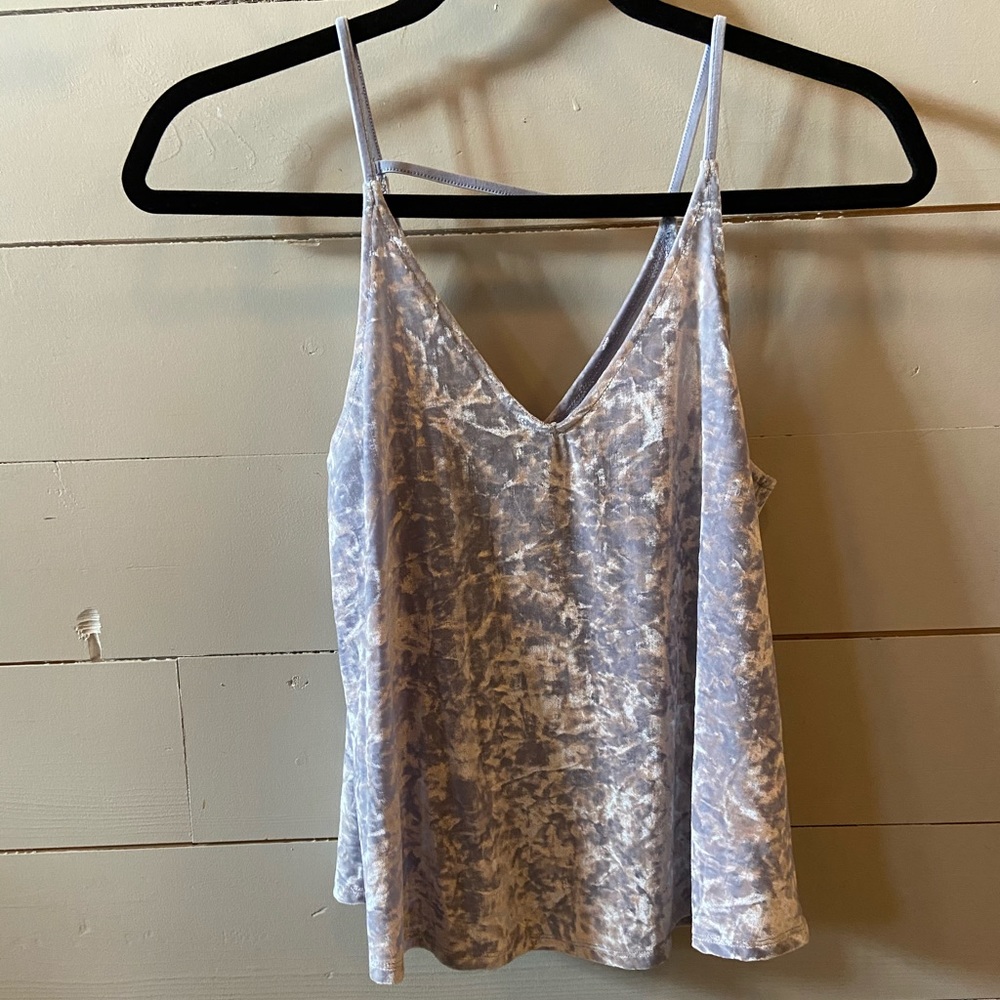 Velvet tank top